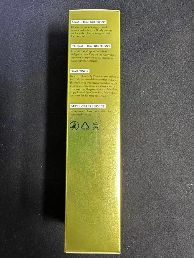 Retinol Eye Cream for Dark Circles and Puffiness – Hydrating Eye Serum for Wrinkles and Fine Lines, Anti-Aging Under eye Cream for Women, 0.71 fl oz