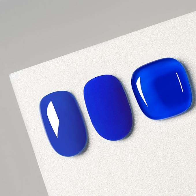 MAYCHAO 15ML Neon Blue Gel Nail Polish 1Pc Bright Blue Gel Polish Soak Off UV LED Nail Polish Nail Art Starter Manicure Salon DIY at Home, 0.5 OZ