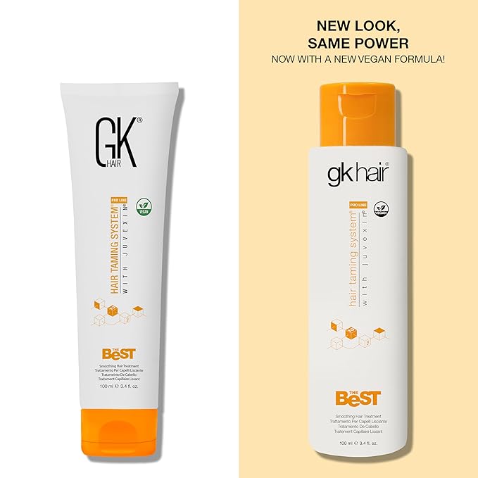 Keratin Hair Treatment Frizz Control Salon Smoothing Long Lasting Cream for All Frizzy Free Curly Dry Damaged - Professional Brazilian Complex Blowout Straightening For Silky Smooth - 3.4 Ounce