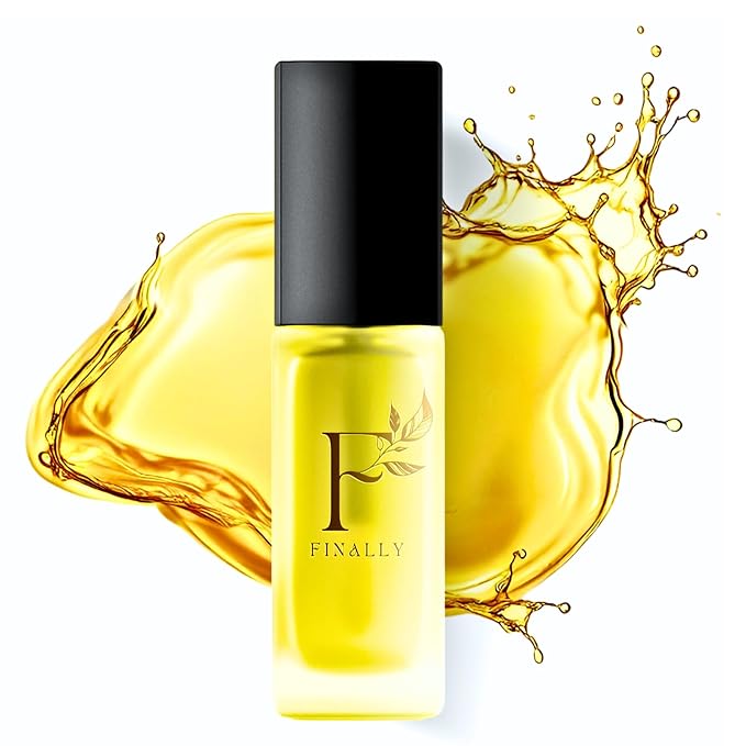 100% Natural Lip Treatment for Dry, Chapped Lips- Infused with Jojoba for Deeply Nourishing Lip Oil, Long-Lasting Hydration, Cold-Pressed Oils, Pregnancy Safe, Organic Lip Gloss by Finally