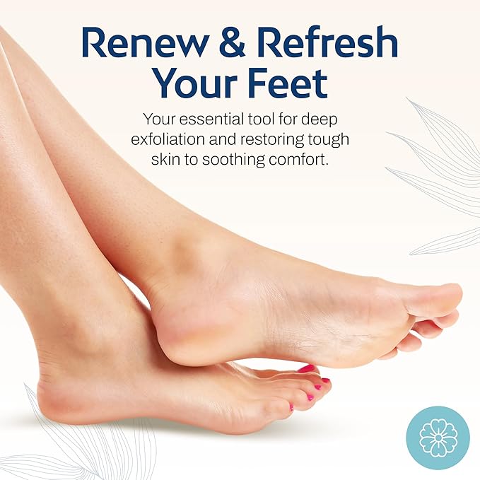 HartFelt Foot Exfoliating Sponge | Chemical-Free Foot Scrubbers for Smooth & Soft Feet | Gentle Sponge Pad for Callus Removal, Dead Skin & Cleansing | Made in USA - 1 Count