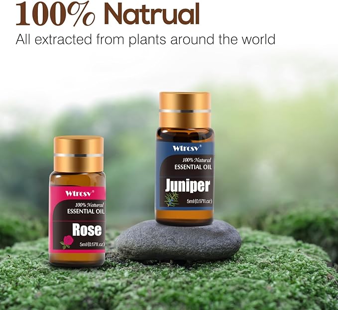 Essential Oils Set - Essential Oils - Perfect for Diffuser, Humidifier,Aromatherapy, Massage,Skin & Hair Care,30x5 ml