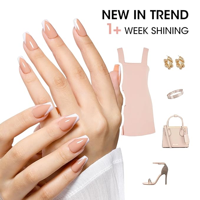 GELLEN Nude Nail Polish, Quick Air Dry Natural Traditional Regular Nail Polish 6 Colors Neutral Set for Acrylic Natural Nails Home Salon All Season, Chip Resistant, Not UV Gel, Hema Free, Non-toxic