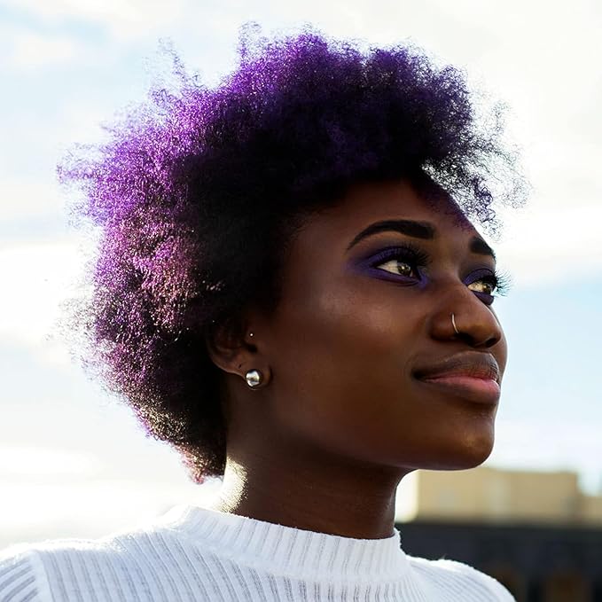 Overtone Daily Color Depositing Conditioner: 8oz Temporary Coloring Conditioner with Shea Butter & Coconut Oil, Refresh Color & Prevent Fading, Cruelty-Free, Extreme Purple is Vivid Violet