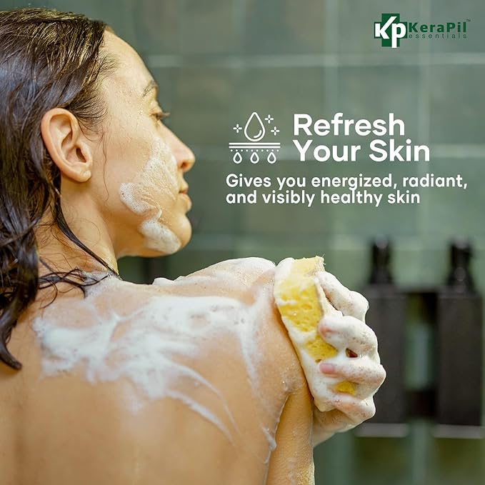 Bacterinyl Tea Tree Oil Body Wash - Antibacterial & Antifungal Support for Ringworm, Body Odors, Athlete’s Foot & Acne, Helps Soothe Itchy, Dry Skin - Made in USA (16 fl oz)