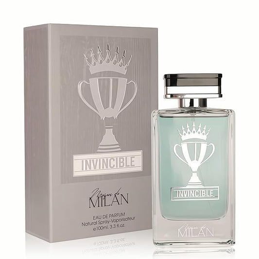 Men's Cologne Premium Fragrance Spray 100ml - Eau De Parfum - Long Lasting Oakmoss, Guiac Wood, and Patchouli,Grapefruit Scent for Daily Wear Inspired by Luxury Perfume(Invincible)