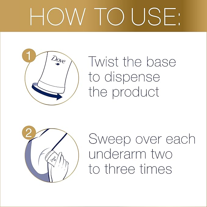 Dove 0% Aluminum Deodorant for Women ¼ Moisturizers Cucumber & Green Tea with 24-Hour Odor Protection,2.6 Ounce (Pack of 3)