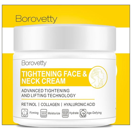 Neck Cream, Neck Creams for Tightening and Firming, Wrinkle Cream for Women, Skin Tightening Cream for Face, Neck, Chest & Décolleté.