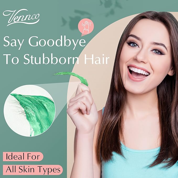 2.5lb Aloe Wax Beads - Hard Wax Beans for Coarse Hair Removal, Gentle Large Refill for Wax Warmer Kit, At-Home & Professional Smooth Waxing for Sensitive Skin Brazilian Bikini Face Eyebrow Leg