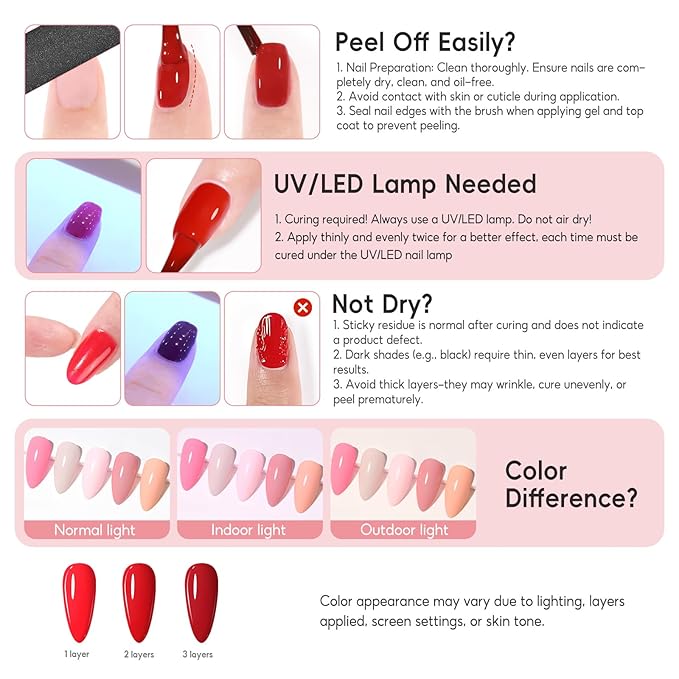 COSCELIA 25 Bottles Gel Nail Polish Set, 20 Colors Gel Polish with 5PC Top Base Coat Kit Nude Pink Brown Grey Glitte Fall Winter Nail Art Supplies Manicure Starter Kit Christmas Gifts for Women Teens
