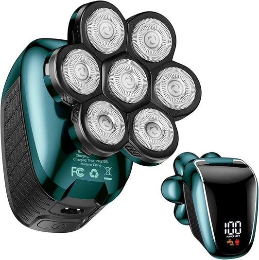 Head Shavers for Bald Men: 5-in-1 Electric Razor - Waterproof Wet Dry Shaving - Professional Grooming Kit for Balder - Rechargeable Head Shavers