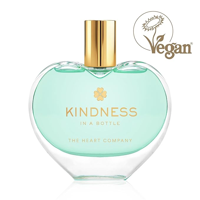THE HEART COMPANY KINDNESS in a bottle | Fresh Perfume for women | Vegan Women's Eau de Parfum | Unisex Fragrance 75ml - 2.5 fl oz.