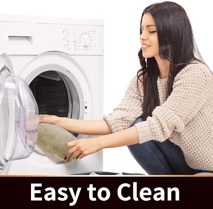 Yimobra Memory Foam Toilet Bath Mat U-Shaped, Soft and Comfortable, Super Water Absorbent, Non-Slip, Machine Wash and Easy to Dry for Bathroom Commode Contour Rug, 24 X 24 Inches, Camel