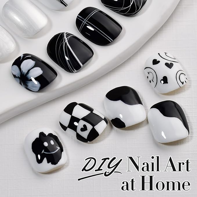 Double Rhythm 15ML Gel Nail Polish Pure Sheer Same Color Same Bottle Soak Off Gel Polish Art Manicure Salon DIY at Home for Women (Black-A1015)