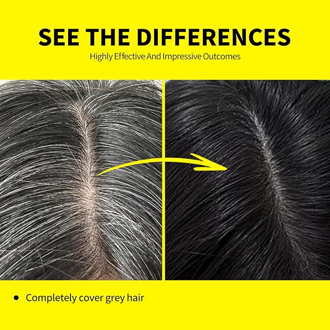 SEVICH Hair Color Stick For Gray Roots - Instantly Cover Grey Hair Dye Comb,Waterproof And Sweatproof, Four Toothed Comb Design, For Carrying Around,8ml(Dark Brown)