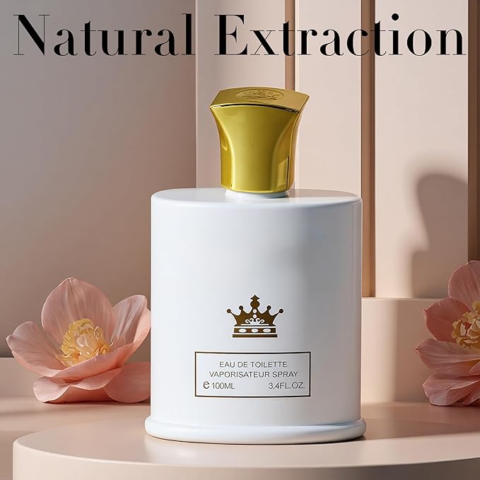 King-D White Long-Lasting Cologne for Men | Citrus, Aromatic & Woody Scent | Eau de Toilette 100ml Spray | Day to Night Fragrance