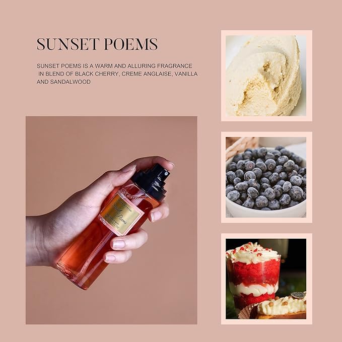 Clean-n-Fresh Body Spray, Mist for Women, Fragrance Sets, Pack of 3, Each 3.4 Fl Oz, Total 10.2 Oz