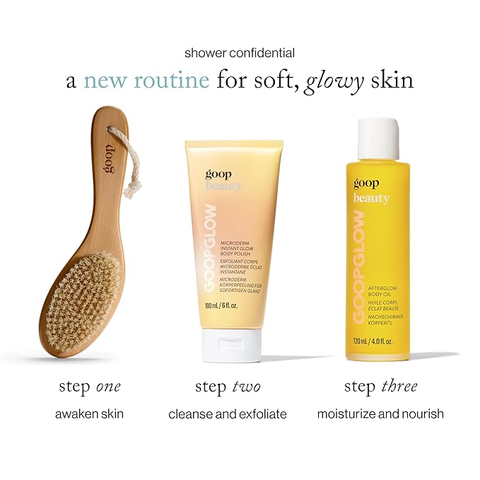 goop Beauty Microderm Body Polish | Exfoliating Scrub & Foaming Cleanser for Glowing Skin | Salts & Kakadu Plum Seed Oil for Hydration | Inspired by Microdermabrasion | 6 fl oz