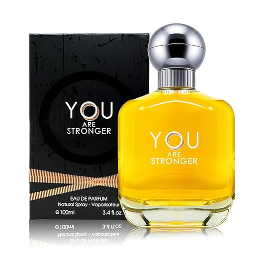YOU ARE STRONGER | Cologne For Men | Long-Lasting Woody Fresh Scent | 100ml | Luxury Gift Set