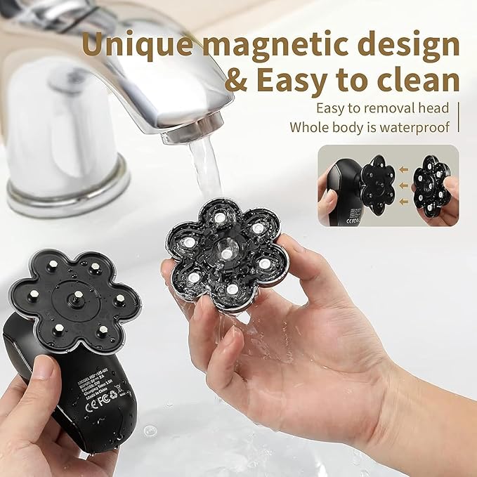 SHPAVVER Bald Head Shaver with Turbo Power and IPX7 Waterproof Design