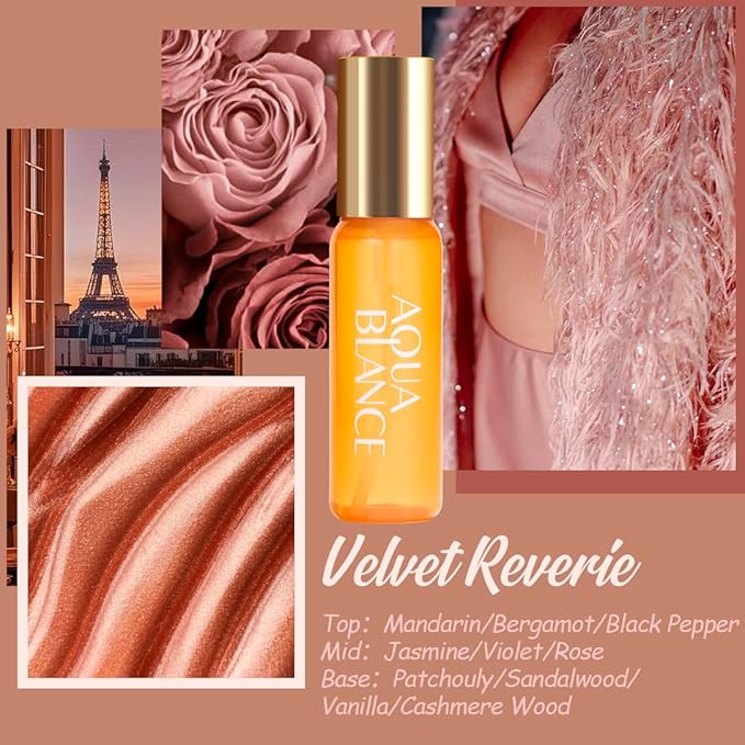 Body Spray for Women, Fragrance Hair & Body Mist Set, Travel Size Each 2.1 fl oz, 3 Pack, Velvet Reverie, Ethereal Garden, Golden Luxury