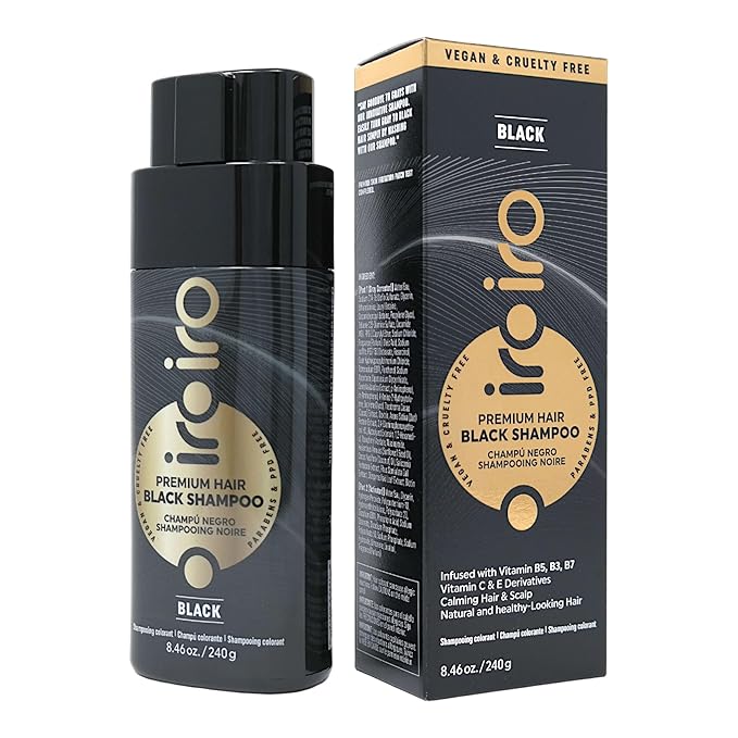 iroiro Premium Hair Black/Brown Shampoo (Black)