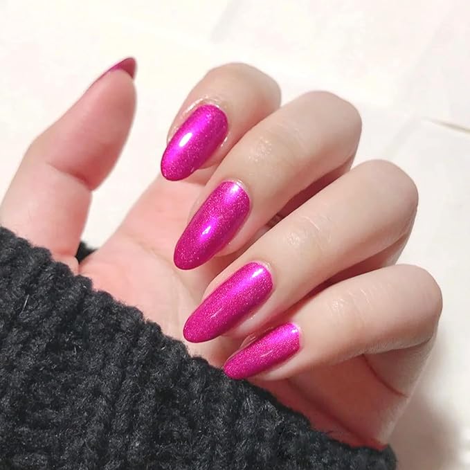 Major Dijit Quick Dry Nail Polish Pearl Magenta Pink Summer Nail Lacquer for Nail Art Regular Nail Polish 0.41 fl oz.