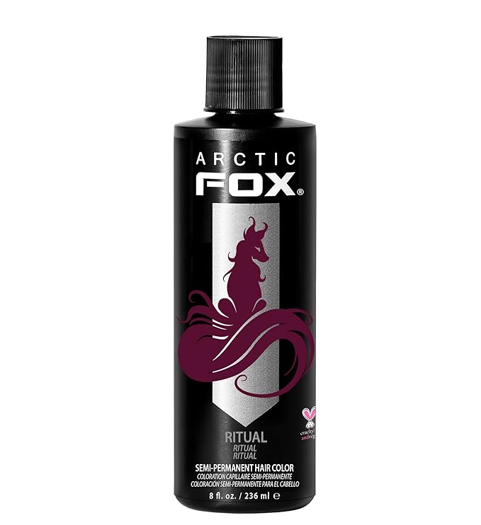 ARCTIC FOX Vegan and Cruelty-Free Semi-Permanent Hair Color Dye (8 Fl Oz, RITUAL)