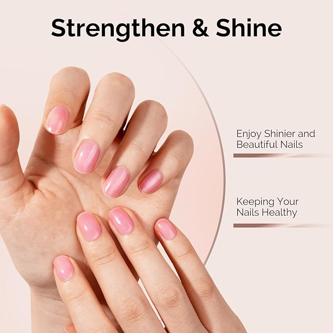 MelodySusie 2PCS Hema Free Gel Top Coat Set,Hema Free,Hpma Free,Tpo Free,No Wipe,Soak off UV LED Drying,Long Lasting Gloss Shiny 15ML