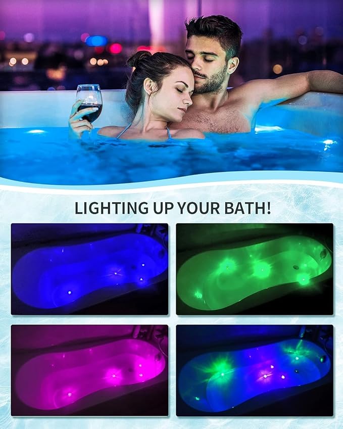 Light Up Bath Bombs with Surprise Inside, 4.23 oz XL Natural Gift Set 6 with Essential Oils, Magnesium Large Bath Bombs for Women Relaxing Spa Skin Moisturize Gifts for Women