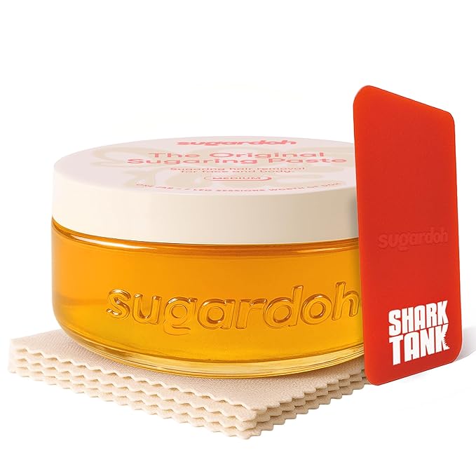 Sugardoh Sugar Waxing Kit for Women As Seen On Shark Tank (Vintage Kit Medium) - Face, Arms, & Legs - Sugar Wax Hair Removal - Sugaring Tiktok Products - Bikini Wax Kit for Women - Sugaring Kit
