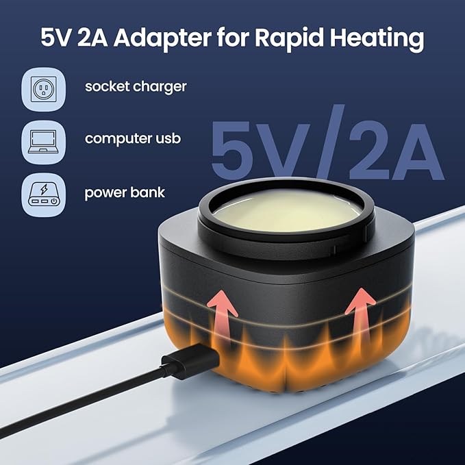 SUERBEATY Nose Wax Kit Men, Nose and Ear Hair Waxing Kit | 40 Sticks, 100g Wax, Up to 20 Uses | Smart Temp Control | USB Fast Heating | Safe for Sensitive Nasal Skin, Painless