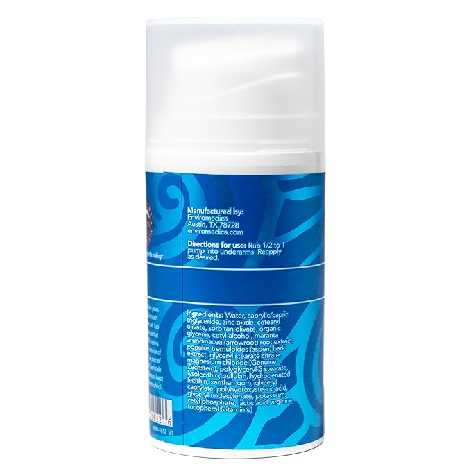 Ancient Minerals Natural Deodorant Cream – Unscented, Aluminum-Free with Magnesium, Zinc & Vitamin E for Women and Men, Vegan Formula for Sensitive Skin, 24-Hour Odor Protection, 2 oz