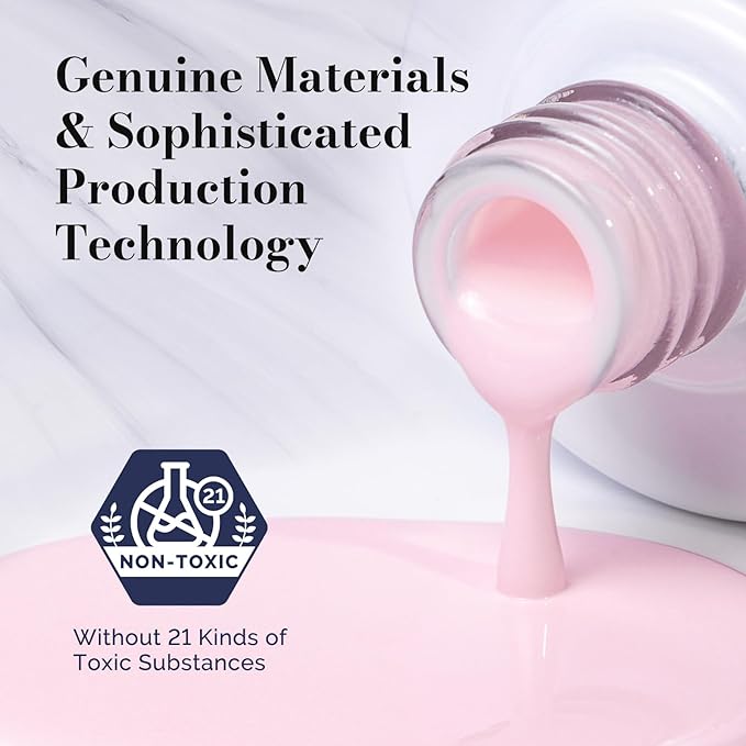 MelodySusie Fleurwee Plant Based 4pcs Gel Nail Polish Fresh and Elegant Set, Hema Free, 21 Non Toxic, Long Lasting No Chip, Finger Toe Nail Polish, Spring Summer Nail Art Salon Manicure at Home