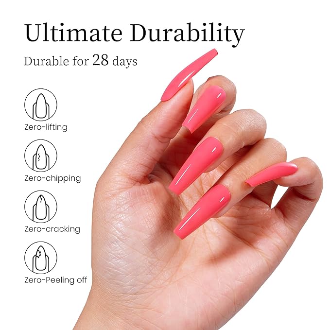 MAYCHAO 15ML Pink Gel Nail Polish 1Pc Pink Lemonade Gel Polish Soak Off UV LED Nail Polish Nail Art Starter Manicure Salon DIY at Home, 0.5 OZ