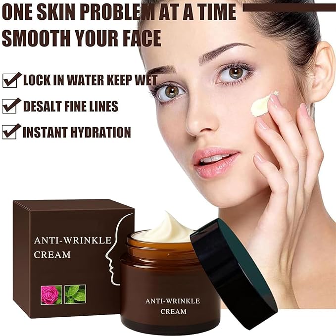 2PCS Retinol Anti-Wrinkle Cream, Firms and Lifts Skin, Effectively Reduces Wrinkles and Fine Lines, Deeply Moisturizes