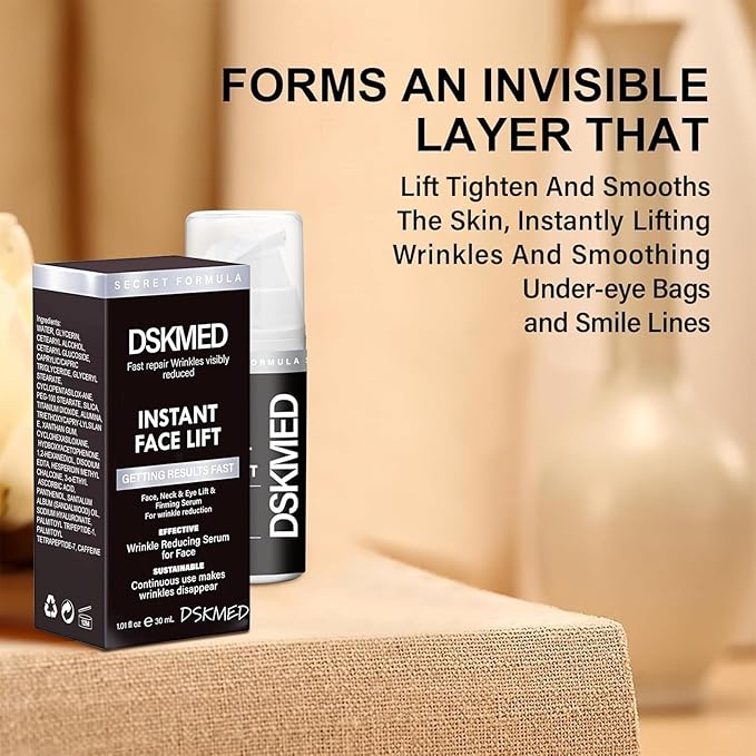 Under Eye Bags and Wrinkles - Instant Face Lift Cream,Remove Dark Circles, Bags Under Eyes, Fine Lines, Wrinkles and Neck Lines,Firming Delicate Skin