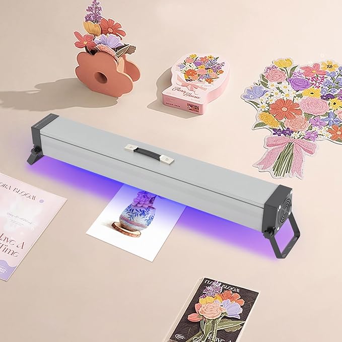 1800W UV LED Curing Light Bar, Portable Handheld Curing Lamp, High Power Curing Lamp, for Nail Salons, Graphic Stores, Electronics Factories