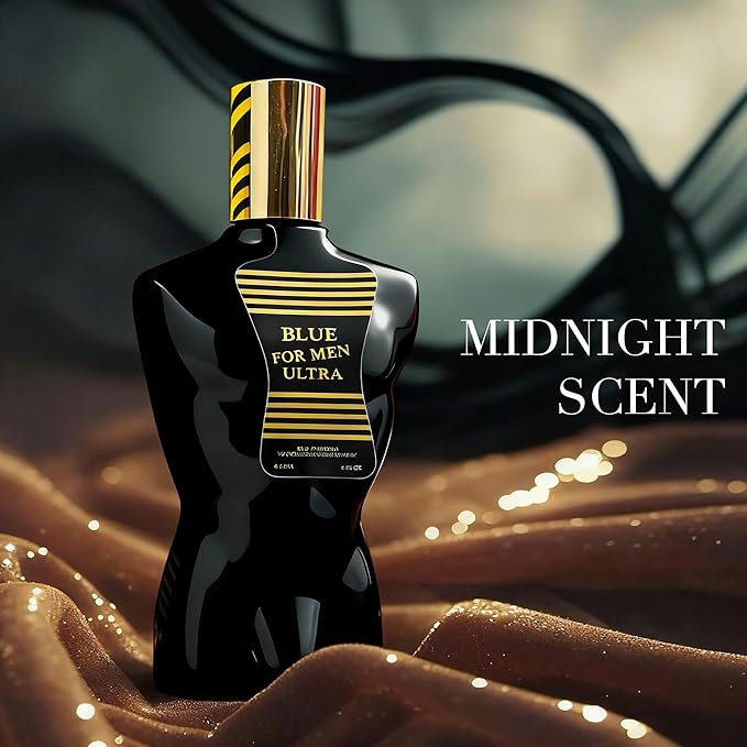 Blue for M Ultra for M, Men's Cologne Gift, Long Lasting EDP, Aura of Elitism & Modern Style, Perfume for Business, Commute and Casual Use, 3.4 Fl Oz