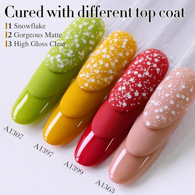 Double Rhythm 15ML Gel Polish Pure Sheer Same Color Same Bottle Soak Off Gel Polish Nail Art Manicure Salon DIY at Home for Women (Yellow-A1397)