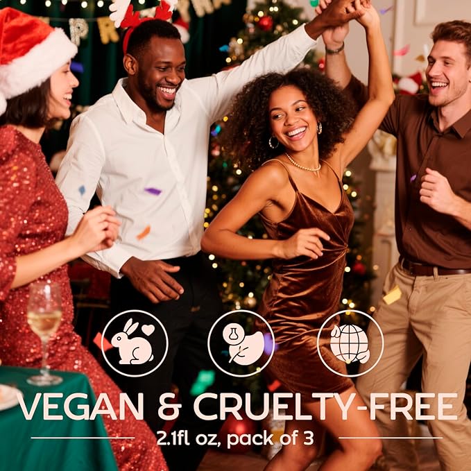 CLESH Body Spray for Women, Vanilla Frosting, Winter Petal, Holiday Blossom, 3 Pack Travel Size Set, 60ml/2.1 fl oz, Fragrance Mist