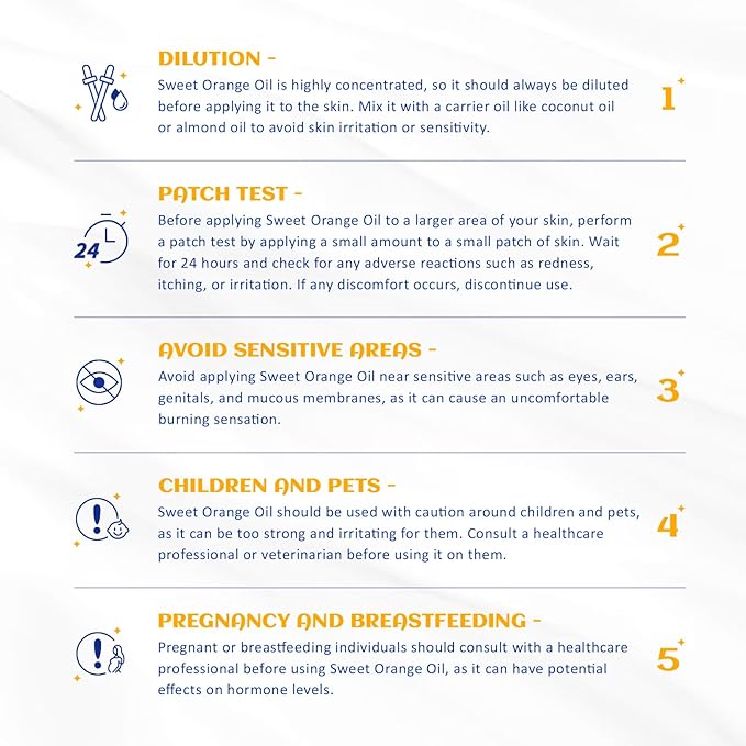 HIQILI 100ML Orange Essential Oil for Air Freshener, DIY Soap, Skin Care, Can be Added to Diffusers, Dryer Balls, Lotions for Use - 3.38 Fl Oz