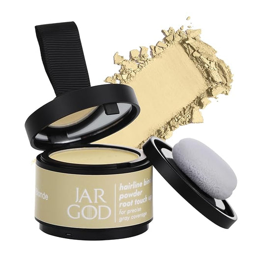 Root touch up powder Hairline Powder for root cover up temporary root concealing powder for Women & Men, for instant gray hair cover up (Light Blonde, 0.14 Ounce (Pack of 1))