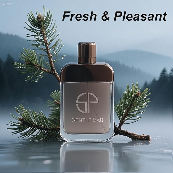 gentleman Long-Lasting Cologne for Men | Fresh Citrus & Woody Scent | Eau de Toilette 100ml Spray | Day to Night Fragrance