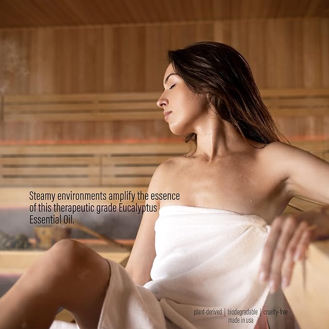 Pure Eucalyptus Oil Shower Mist and Steam Room Spray - Room Spray and Eucalyptus Spray for Shower - Premium Aromatherapy Eucalyptus Essential Oil Spray - 8 Ounce, 2 Pack