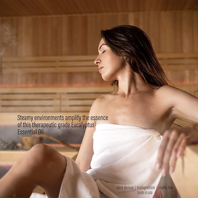 Pure Eucalyptus Oil Shower Mist and Steam Room Spray - Room Spray and Eucalyptus Spray for Shower - Premium Aromatherapy Essential Oil Spray - 4 Ounce