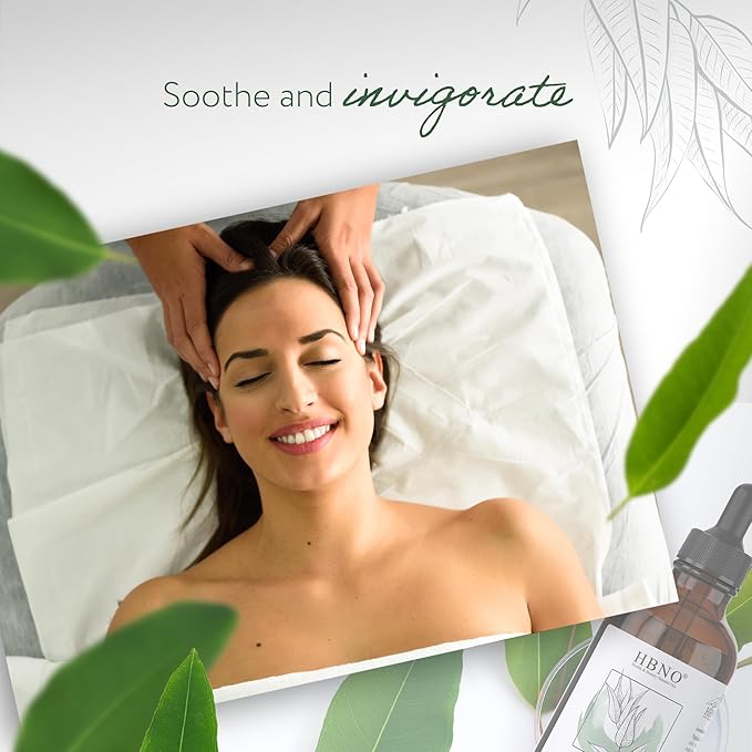 HBNO California Bottled Organic Eucalyptus Essential Oil (Globulus) - 4 fl oz (120ml) - USDA Certified Organic - Ideal for Diffuser, Hair, Face, Skin Care, Aromatherapy, Scalp & Body Massage