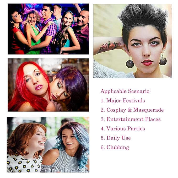 Black Hair Color Wax, Instant Hairstyle Cream 4.23 oz, Temporary Natural Hair Wax for Party, Cosplay, Halloween, Daily use, Date, Clubbing (Black)