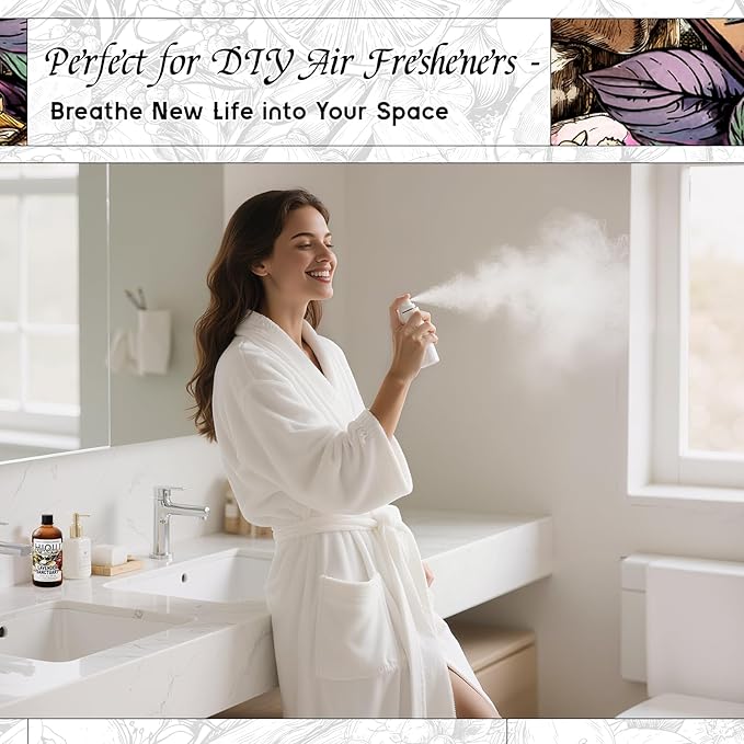 HIQILI Lavender Sanctuary Fragrance Oil for Diffuser, Candle & Soap & Perfume Making, for Hotel and Home, Essential Oil, Long-Lasting Aroma - 5.07 fl oz