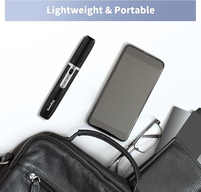 Eyebrow Trimmer, Electric Eyebrow Razor for Women Men, Rechargeable Painless LED Light Facial Hair Shaver Remover with Rinseable Blade for Face Lips Neck Leg